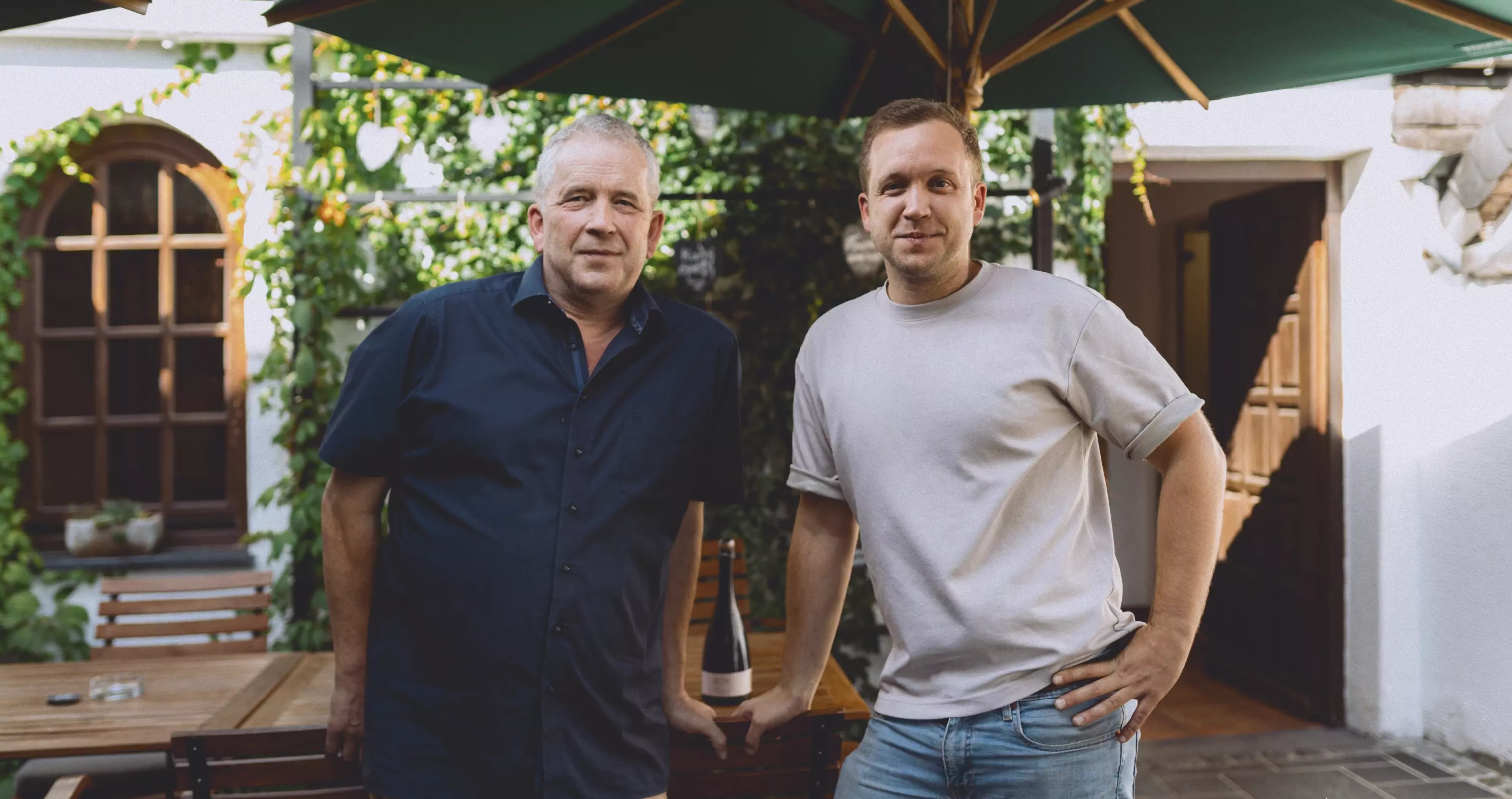 Mortitz und Uwe Beth Bild Weinhaus Beth